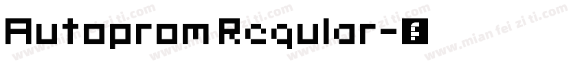 Autoprom Regular字体转换